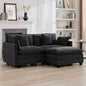 76'' Cloud Deep Seat Loveseat Sofa, Upholstered Chenille Modular 2-Seats by WUTUTUEE
