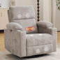 Rocking Chair Nursery with Adjustable Armrests, Electric Glider Recliner by Rhevoy