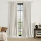 Extra Long 100% Blackout Linen Curtains by Guken