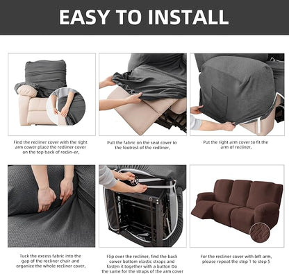 Genina Recliner Sofa Covers - Image 6