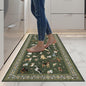 Dark Green Hallway Runner Rug 2x5 by WelcometoBabovid