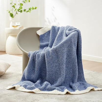 Snuggle Sac Royal Blue Throw Blankets - Image 2