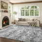 6x9 Ft Large Shag Rugs for Living Room Decor, Tie-Dyed Ultra Soft Fluffy Furry by Cuzwlovita