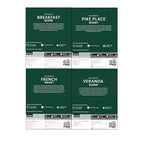 Starbucks Black Coffee K-Cup Coffee Pods — Variety Pack for Keurig Brewers — 4 boxes (96 pods total)