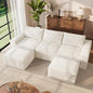 Vesgantti 114" Boneless Modular Sectional Sofa, Modern U Shaped 5 Seater Couch by Vesgantti