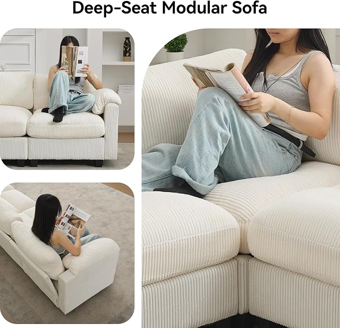 87'' U-Shaped Sectional Sofa - Image 6