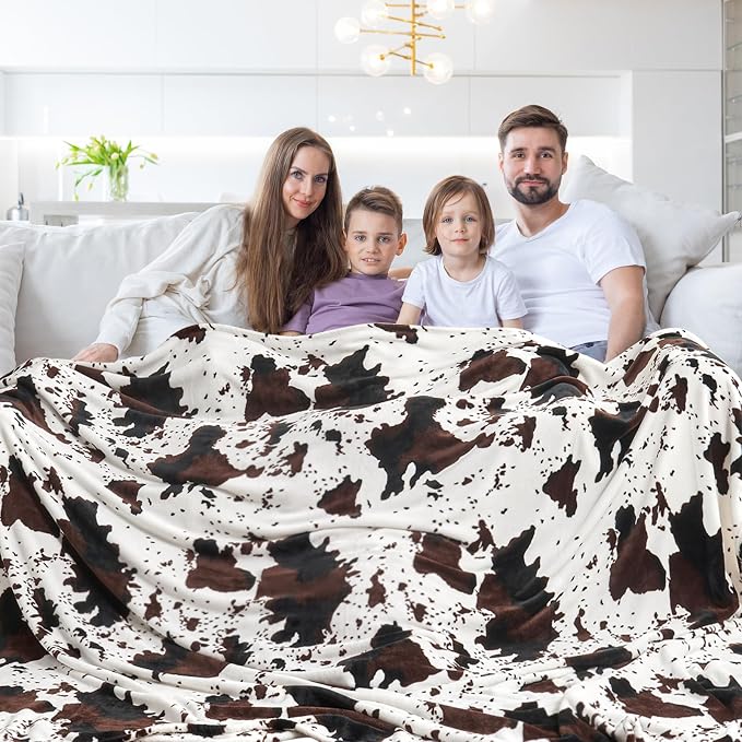 Edenleaf Queen Size Cow Blanket by Edenleaf