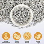 Twisweet Silver Sprinkles, Edible Silver Stars for Cake Decorating, Sugar Sprinkles for Baking, Mix Size Silver Candy, Cake Topper Ice Cream Cupcake Cookie Toppings Dessert Decorations, Christmas Wedding Birthday Party Supplies (130g/4.58oz)