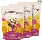 Autumn Sons Baking Co. Gluten Free Chocolate Chunk Cookie Mix. Vegan Plant Based Baking Mix. Free From 11 Common Allergens. Dairy Free, Nut Free, Soy Free, Non GMO 9.3 oz (Pack of 3)