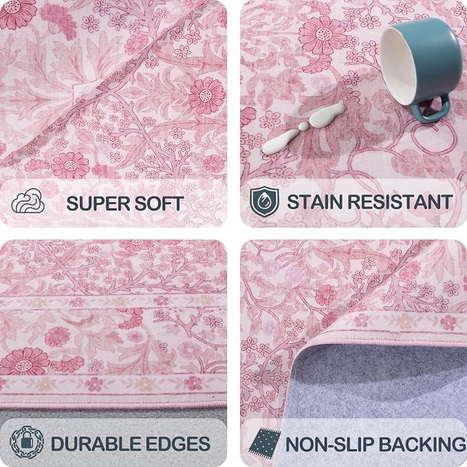 Washable 2'6" x 10' Runners for Hallways, Non Slip Long Floor Runner for Kitchen - Image 7