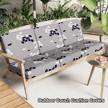 Printed Couch Cushion Covers, Sofa Covers Washable - Image 2