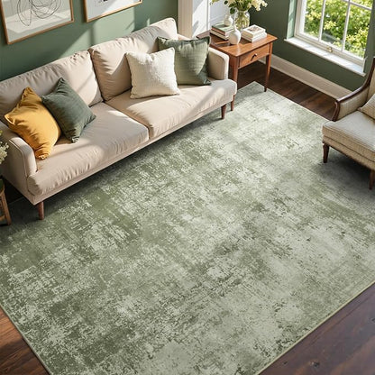 4x6 Ft Area Rugs for Living Room, Soft Non-Slip Washable Rugs Modern Abstract - Image 2