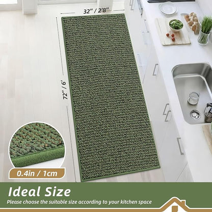 BEQHAUSE Kitchen Runner Rugs 32"x72", Kitchen Mats - Image 2