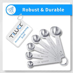 TILUCK Measuring Cups and Spoons Set, Stainless Steel Cups & Spoons,Coffee Scoop Spoon, Kitchen Gadgets for Cooking & Baking (13)