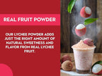Ancient Roots Freeze-Dried Lychee Fruit Powder – 100% Organic, All-Natural Food Coloring, Rich in Antioxidants, No Added Sugar or Preservatives, 25 Servings (3.5 oz)