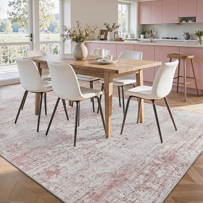4x6 Ft Area Rugs for Living Room, Soft Non-Slip Washable Rugs Modern Abstract - Image 9