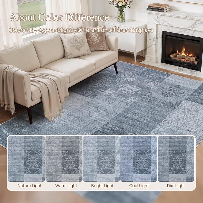 UERMEI 10x12 Area Rug for Living Room - Image 6