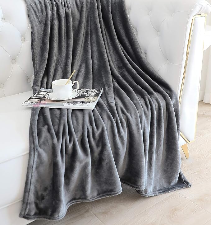 TASTHROW Large Flannel Fleece Throw Blanket, 60×80 Inch - Image 2