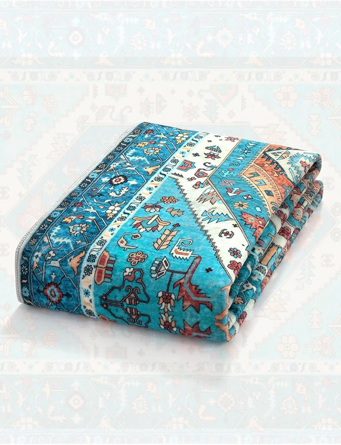 SERISSA 2'6"x14' Washable Non Slip Boho Runner Rug - Image 7