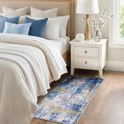 RELEANY Washable 2'x4' Abstract Area Rug - Image 2