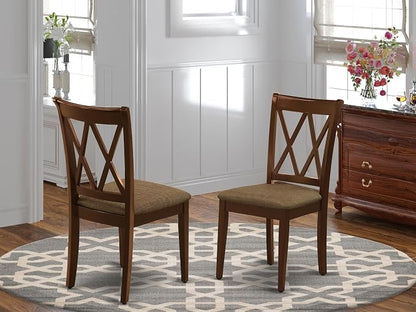 East West Furniture CLC-MAH-C Clarksville Dinette Chairs - Image 2