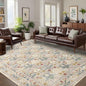 GarveeHome Washable Area Rug 6x9, Soft Vintage Floral Bedroom Rug Non Slip Low by GarveeHome