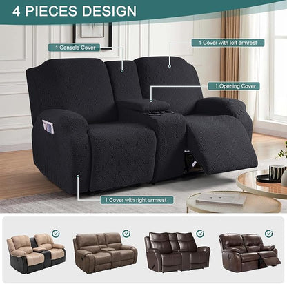 Ruaozz Loveseat Recliner Covers - Image 4