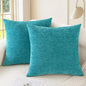 CaliTime Decorative Couch Throw Pillow Covers 20 X 20 Inches Lake Blue | Pack by CaliTime