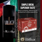 Caffè Garibaldi Colombian Decaf Coffee Pods, Single-Serve Capsules for Keurig K-Cup Brewers, Single Serve Cups with 100% Arabica Blend for Coffee Makers, 12 Count Recyclable Pods - Medium Roast