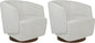 MINCETA Accent Chair, Modern Swivel Chairs by MINCETA