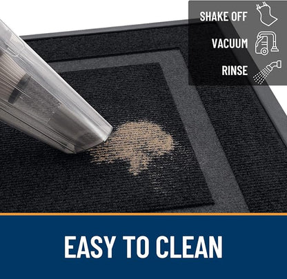 OLANLY Front Door Mat Outside 47x30, All-Season Heavy-Duty Rubber Doormat | - Image 6