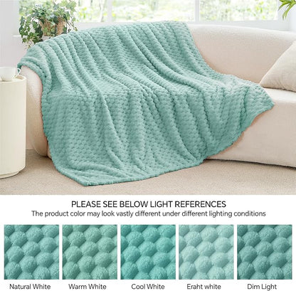BEDELITE Haze Blue Throw Blanket - Image 8