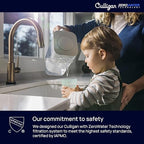 Culligan with ZeroWater Technology 40-Cup Glass Water Filter Dispenser – Includes 5-Stage Advanced Water Filter, Certified to Reduce Lead, Total PFAS (Forever Chemicals), Fluoride, and Chlorine
