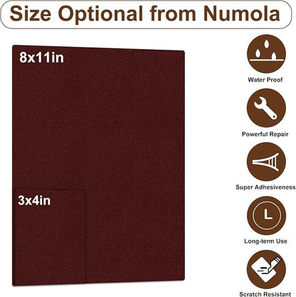 Numola Leather Repair Patch, Self-Adhesive Furniture Leather Patches, Vinyl - Image 2
