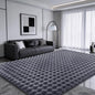 Gray Rabbit Plush Rug 8'x10', Fluffy Shaggy Area Rug by CHOVY