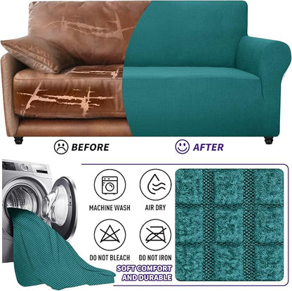 ZNSAYOTX Super Stretch Couch Cover Universal Sofa Covers - Image 7
