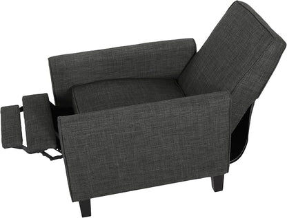 Christopher Knight Home Emmie Fabric Recliner, Moss Gray, Dark Brown - Image 5