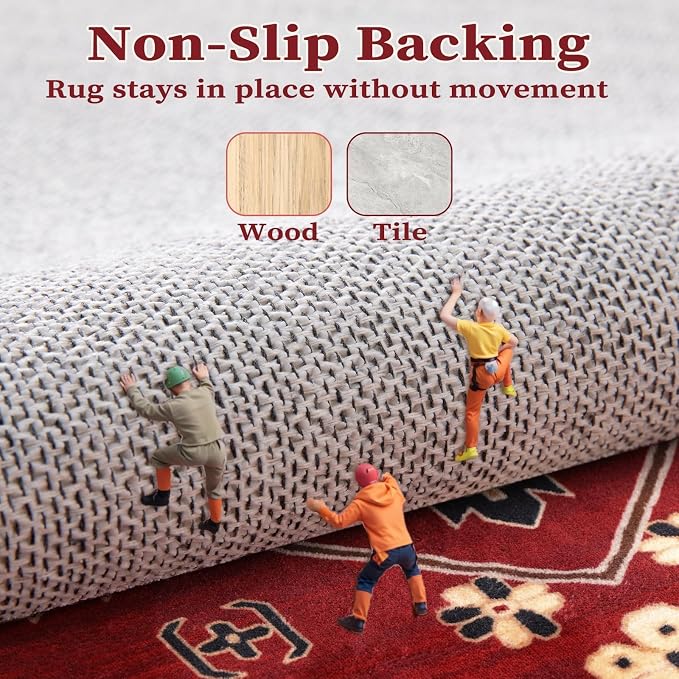 SERISSA 2x3 Washable Non Slip Boho Small Area Rug - Image 5