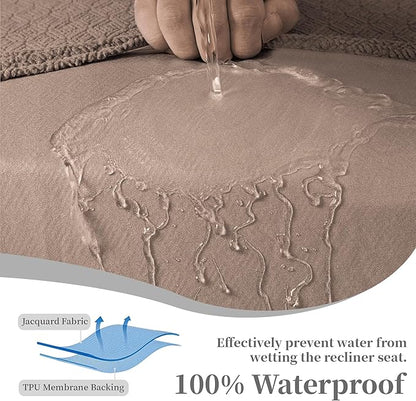 100% Waterproof Sectional Recliner Couch Covers - Image 4