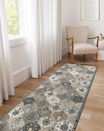 Lahome Moroccan Washable Runner Rug, 2x6 Soft Kitchen Runner Rug Non Slip | by Lahome