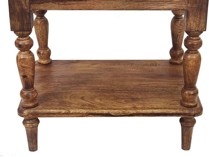COTTON CRAFT Solid Wood End Table - Image 7