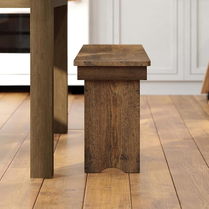 Flash Furniture Hercules Series 40" x 12" Commercial Grade Rustic Solid Pine - Image 7