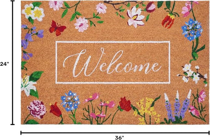 Calloway Mills Butterfly Garden Welcome Doormat 24 x 36 - Image 3