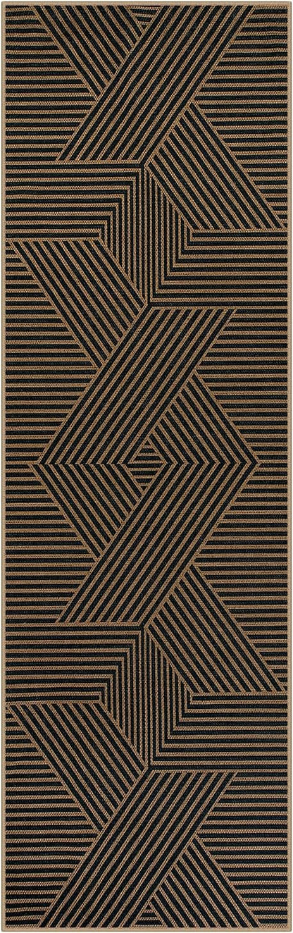 Lahome Enfys Modern Geometric Runner Rug, 2x8 Washable Rug Runners - Image 7