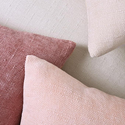 Set of 4 Soft Textured Decorative Throw Pillow Covers 22x22 Inch Cozy Farmhouse - Image 5