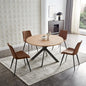 Zerifevni 46.4" Round Dining Table Set, Mid Century Modern Round Dining Table by ChooseComfortableFurniture