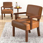 FAGAGA Accent Chair, PU Leather Living Room Chairs Oversize by FAGAGA