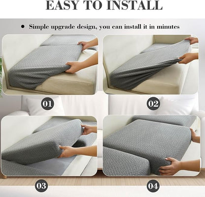 Sofa Covers Couch Covers for Sofa Pet Friendly Couch Cushion Covers Universal - Image 7