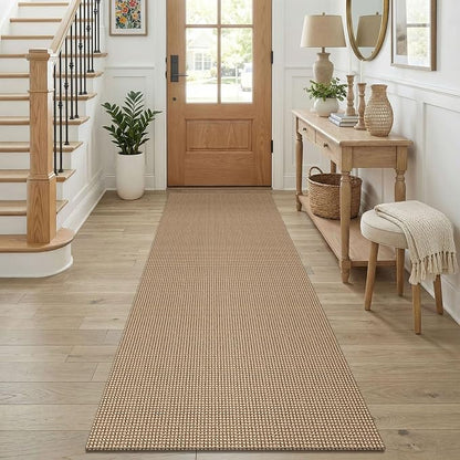 KOZYFLY Runners for Hallways 2.6x8 ft Washable Kitchen Runner Non Slip Rubber by KOZYFLY