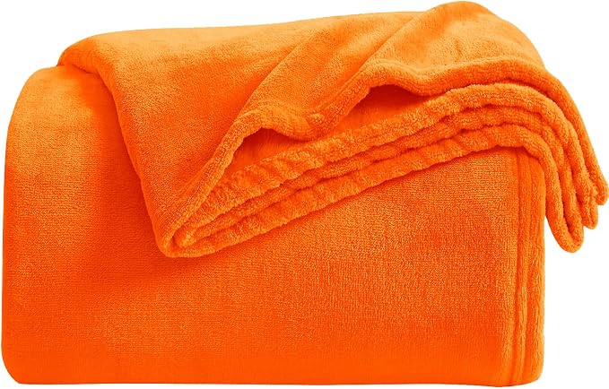 KMUSET Super Soft Fall Throw Blanket Premium Silky Flannel Fleece Twin Size by COZYBLANKETHappyHomeLife